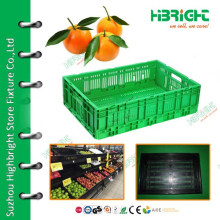 100% virgin PP foldable plastic crate